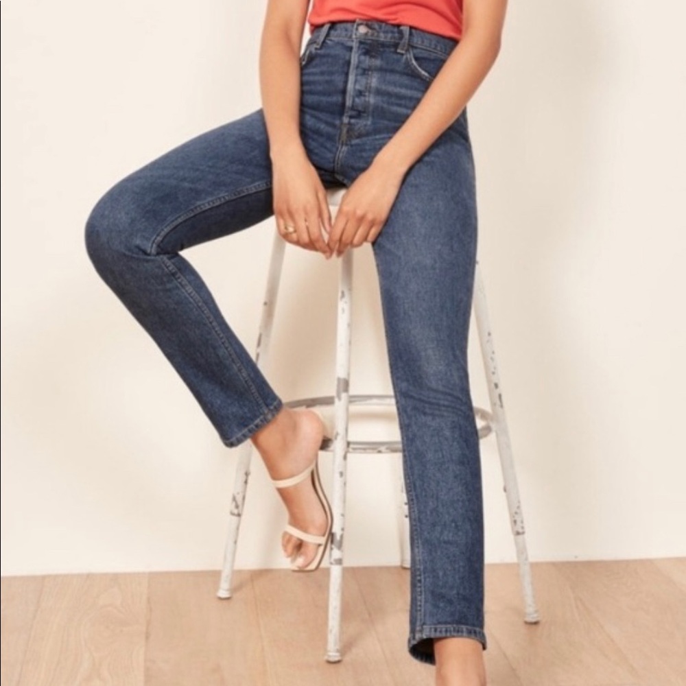 Reformation Serena High Skinny Jean in Kasai
